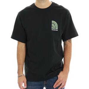 T-SHIRT BUBBLE LOGO THE NORTH FACE NERO